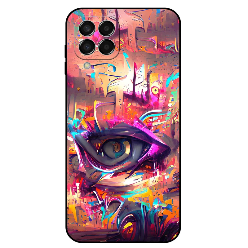 کاور مگافون طرح چشم مدل 2823 مناسب برای گوشی موبایل سامسونگ Galaxy M33 5G         