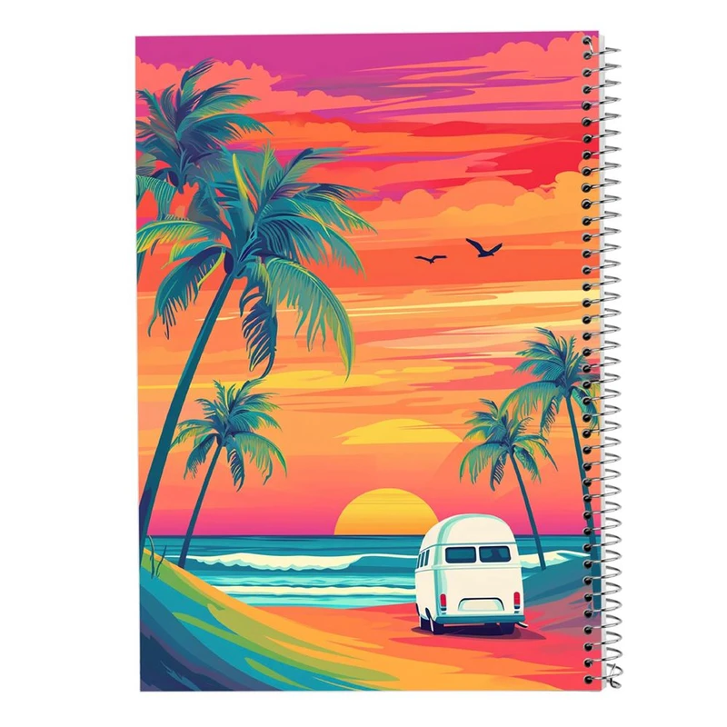 دفتر نقاشی 50 برگ مدوپد مدل درخت نخل کد DF15214