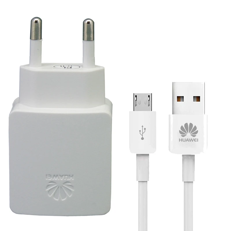 شارژر دیواری مدل HW-050200E3W به همراه کابل تبدیل MicroUsb