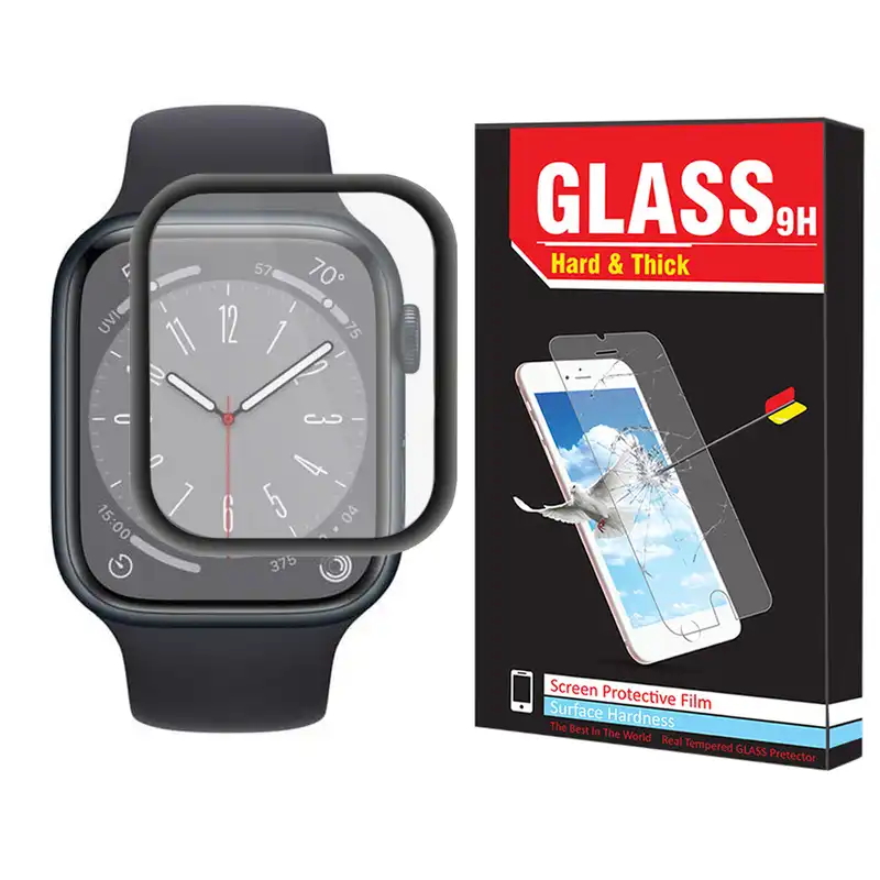 محافظ صفحه نمایش نانو هارد اند تیک مدل NHT مناسب برای ساعت هوشمند اپل واچ سری 8 45 میلی متری