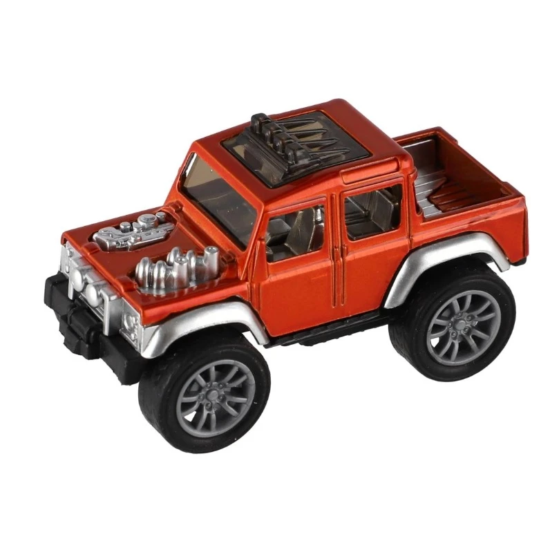 ماشین بازی مدل آفرود عقبکش فلزی کد DIE-CAST-TRB