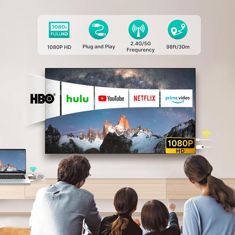 دانگل انتقال تصویر HDMI مدل HDWIRELESS