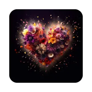 زیر لیوانی کاکتی مدل عاشقانه کد mp13561