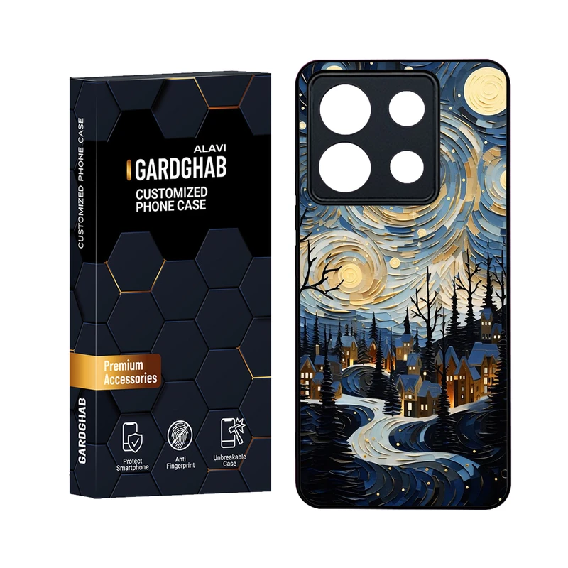 کاور گارد قاب علوی مدل Glass مناسب برای گوشی موبایل شیائومی Redmi Note 13 Pro 5G