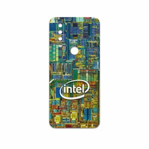 MAHOOT Intel Brand Cover Sticker for Motorola One Action