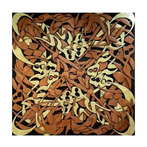 تابلو نقاشی خط مدل برجسته طرح هیچ مولانا