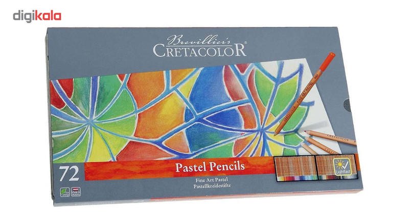 مداد پاستل 72 رنگ کرتاکالر مدل 47072