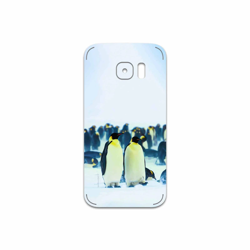 برچسب پوششی ماهوت مدل Penguin مناسب برای گوشی موبایل سامسونگ Galaxy S7