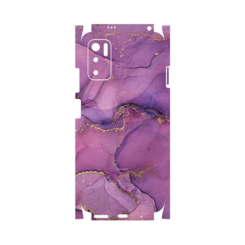 برچسب پوششی ماهوت مدل Purple Marble-FullSkin مناسب برای گوشی موبایل شیائومی Poco M3 Pro 5G