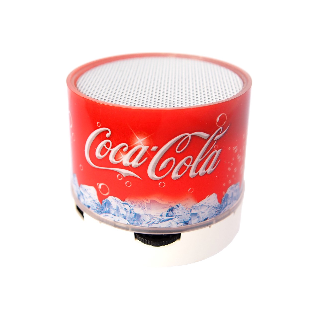 اسپیکر بلوتوثی قابل حمل طرح Coca Cola چراغ دار