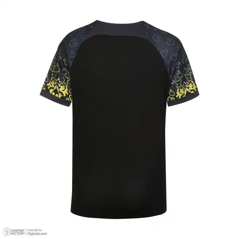 ست تی شرت و شلوارک ورزشی مردانه پانیل 1111BK