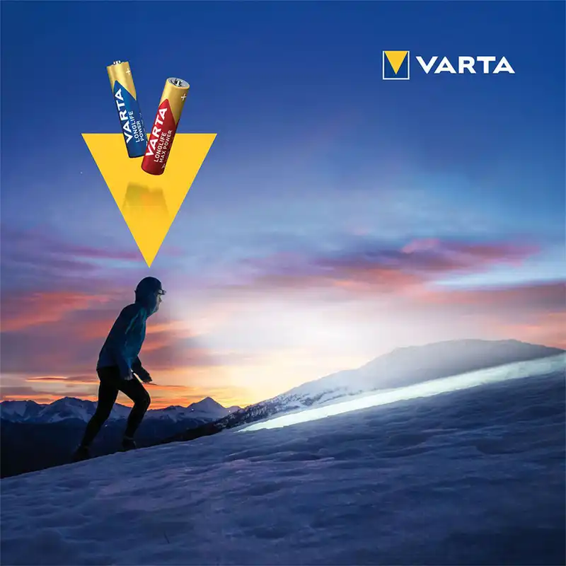 باتری قلمی و نیم قلمی وارتا مدل MAX POWER مجموعه 4 عددی