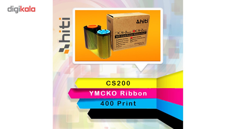 ریبون رنگی هایتی مدل CS200 کد CS2-YMCKO 1