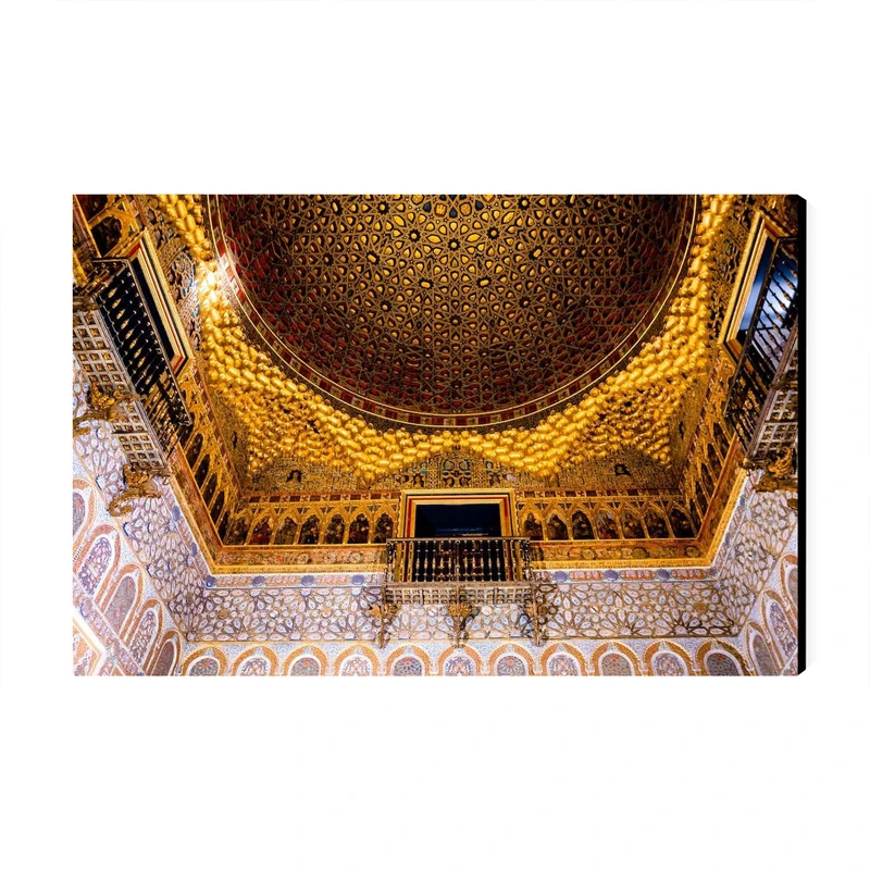 تابلو شاسی عرش طرح گردشگری اسپانیا مدل کاخ آلکازار سویا کد As6443