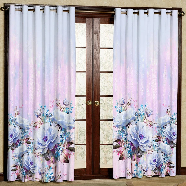 پرده پانچی مدل مخمل کد 6360 سایز 280x140 سانتی متر