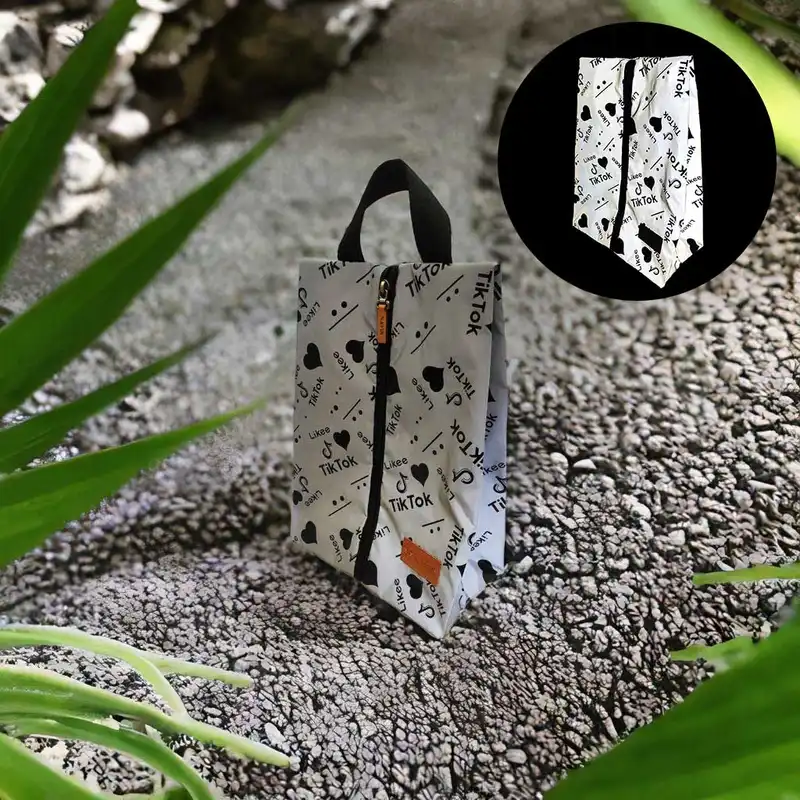 کاور کفش مدل پاکتی شب رنگ طرح TilTok کد 02