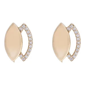 گوشواره طلای 18 عیار ماهک مدل ME0738