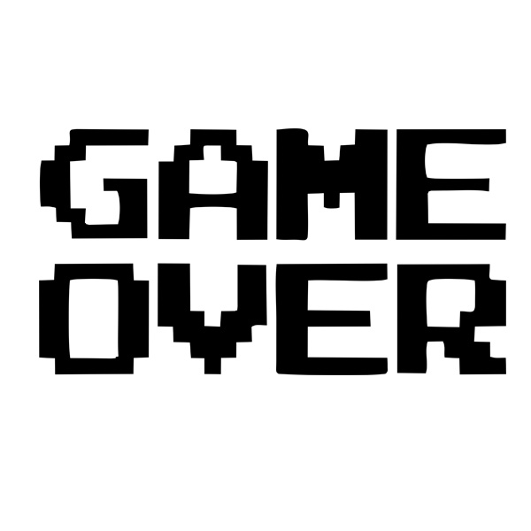 برچسب بدنه خودرو طرح  game over کد 43303