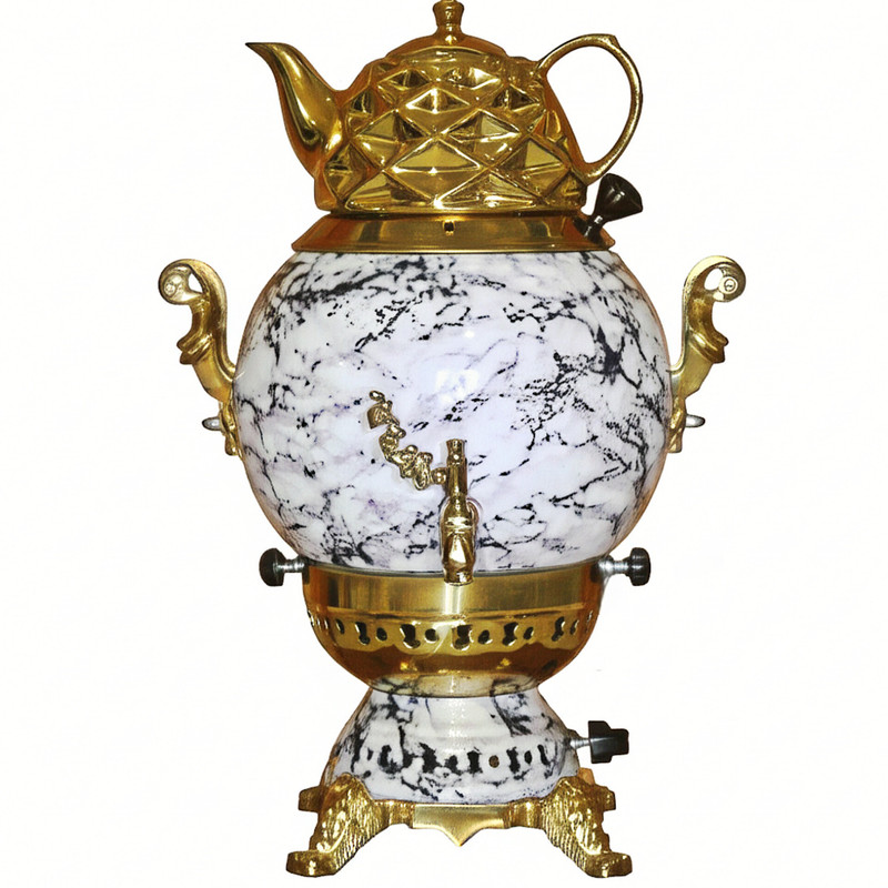 سماور گازی نارون مدل 2025 گنجایش 6 لیتر