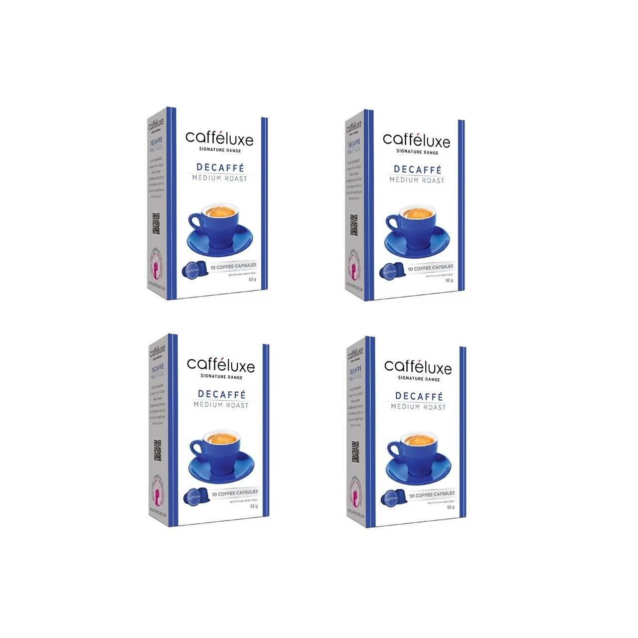 کپسول قهوه دستگاه نسپرسو کافه لوکس4 جعبه  مدل Decaffe Medium Roast