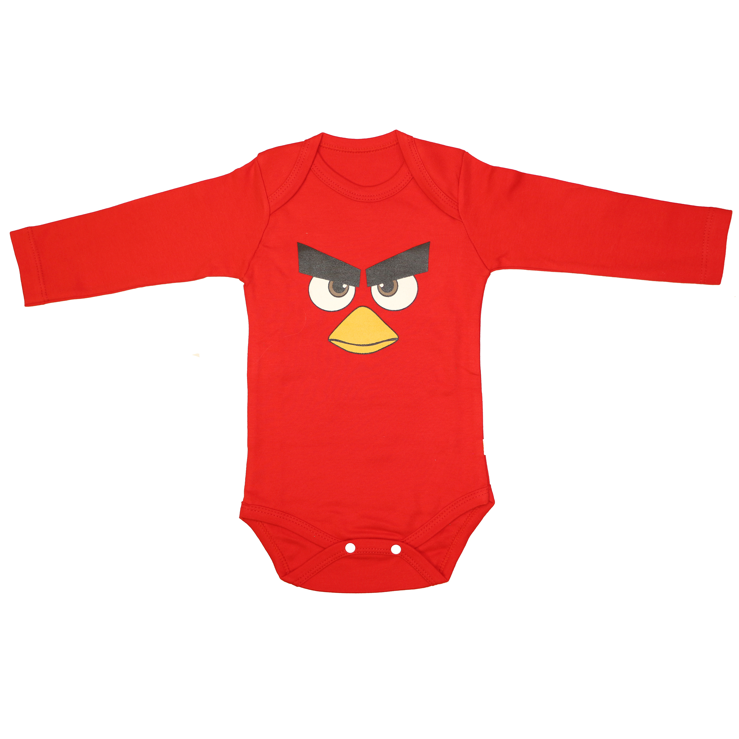 بادی نوزاد طرح ANGRY BIRD کد 231 رنگ قرمز