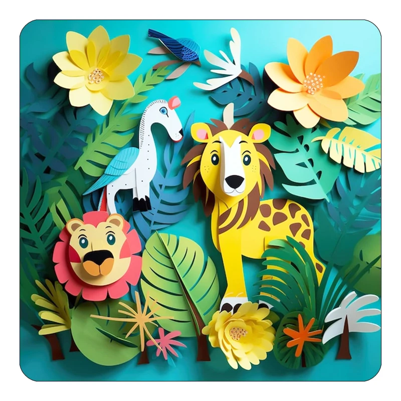 مگنت کاکتی طرح حیوانات رنگی مدل mp26648