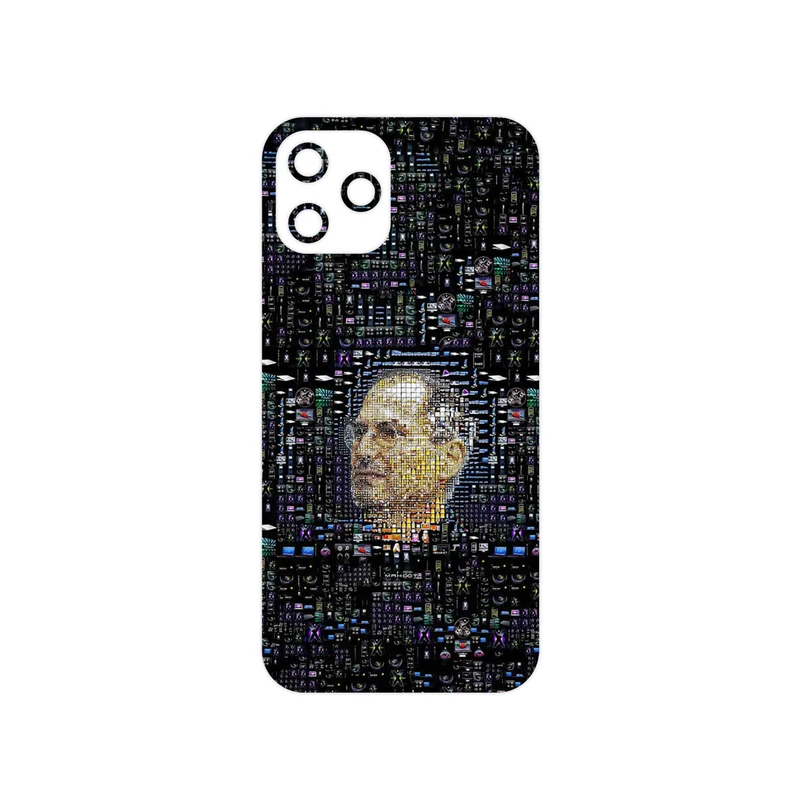 برچسب پوششی ماهوت مدل 2 Collage of Steve Jobs مناسب برای گوشی موبایل اپل iPhone 12 Pro