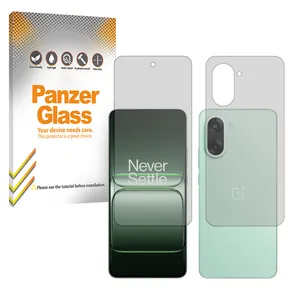 Panzer Glass transparent Full-Adhesive Screen Protector model suitable for OnePlus Ace 5 Racing mobile phone along with the back protector