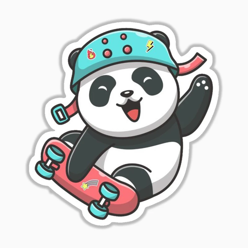 استیکر لپ تاپ و موبایل بووم طرح پاندا کد MR06