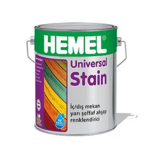 رنگ چوب و ترموود گردویی روشن همل مدل U.Stain SA1111 حجم 2.5 لیتر