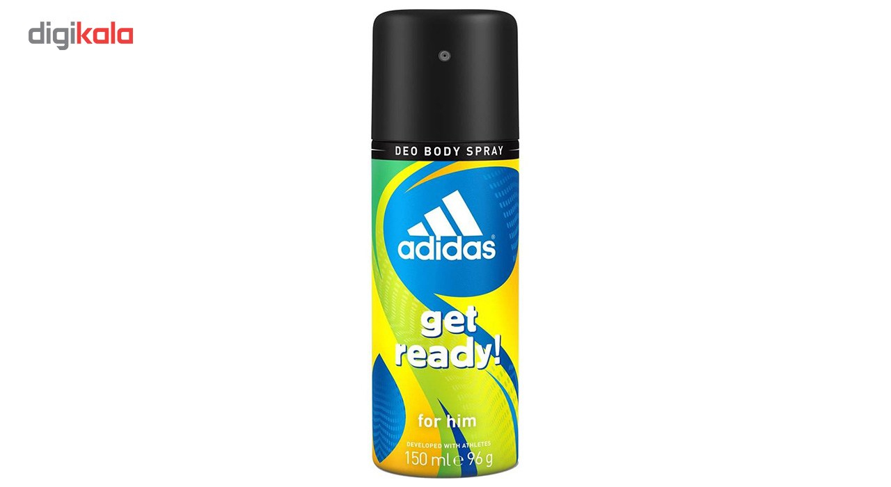 اسپری مردانه آدیداس مدل Get Ready حجم 150 میلی لیتر
