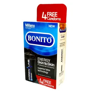 کاندوم بونیتو مدل انرژی energy skin to skin بسته 16 عددی