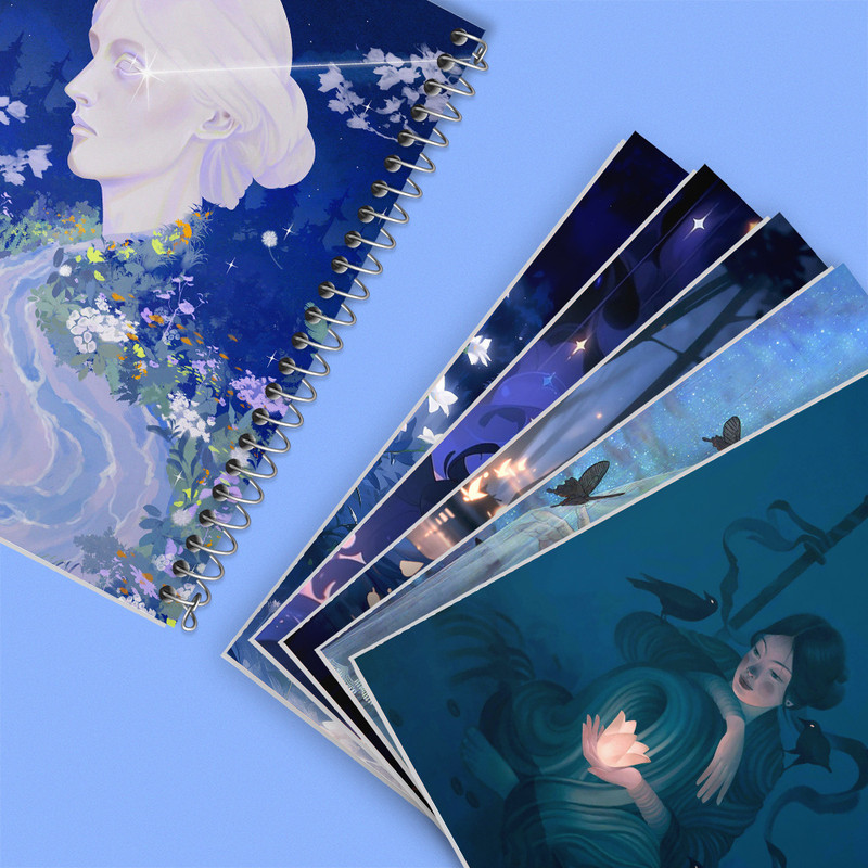 دفتر مشق 100 برگ خندالو طرح دخترانه کد 975 مجموعه 6 عددی