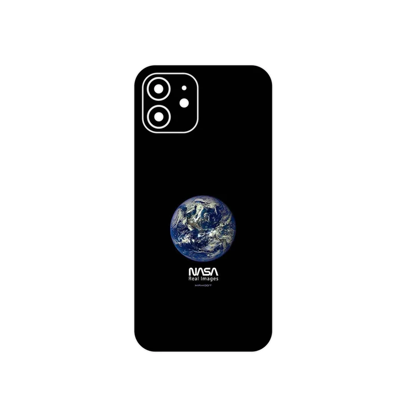 برچسب پوششی ماهوت مدل NASA Home Earth مناسب برای گوشی موبایل اپل iPhone 12