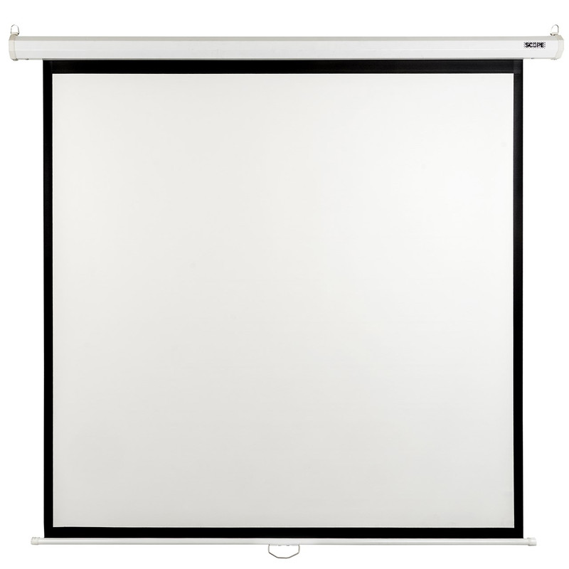 پرده نمایش دستی پروژکتور اسکوپ سایز 250cm