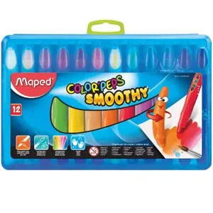 Maped Color Peps Smoothy Oil Pastels - Pack of 12