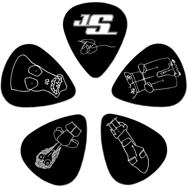 پک 10 تایی پیک گیتار پلنت ویوز مدل 1CBK2-10JS Joe Satriani 0.5mm