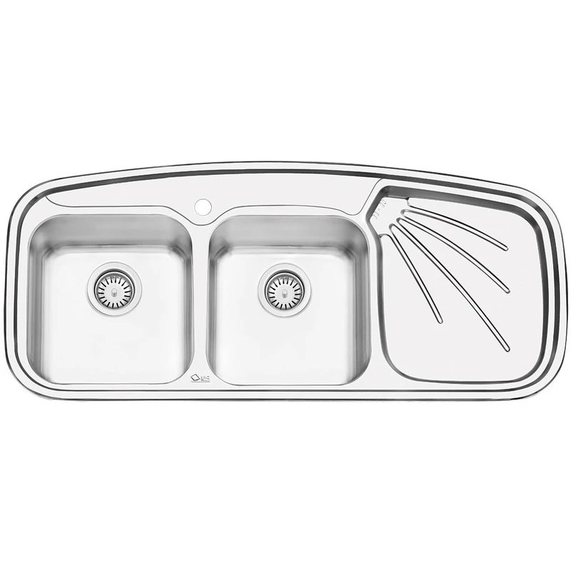 سینک ایلیا استیل مدل 4013L توکار سایز 51 × 116 سانتی متر