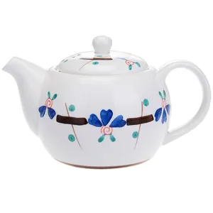 قوری طرح گل سان مدل S001-B حجم 0.8 لیتر