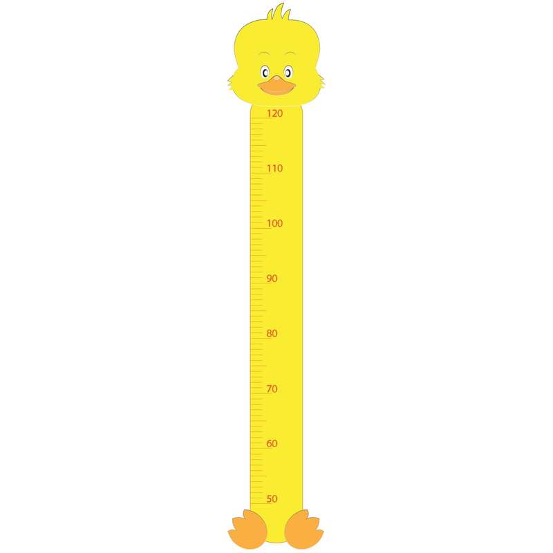 استیکر اندازه گیری قد باروچین طرح جوجه