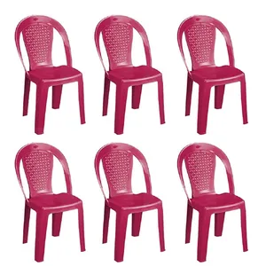 صندلی ناصر پلاستیک کد 942 مجموعه 6 عددی