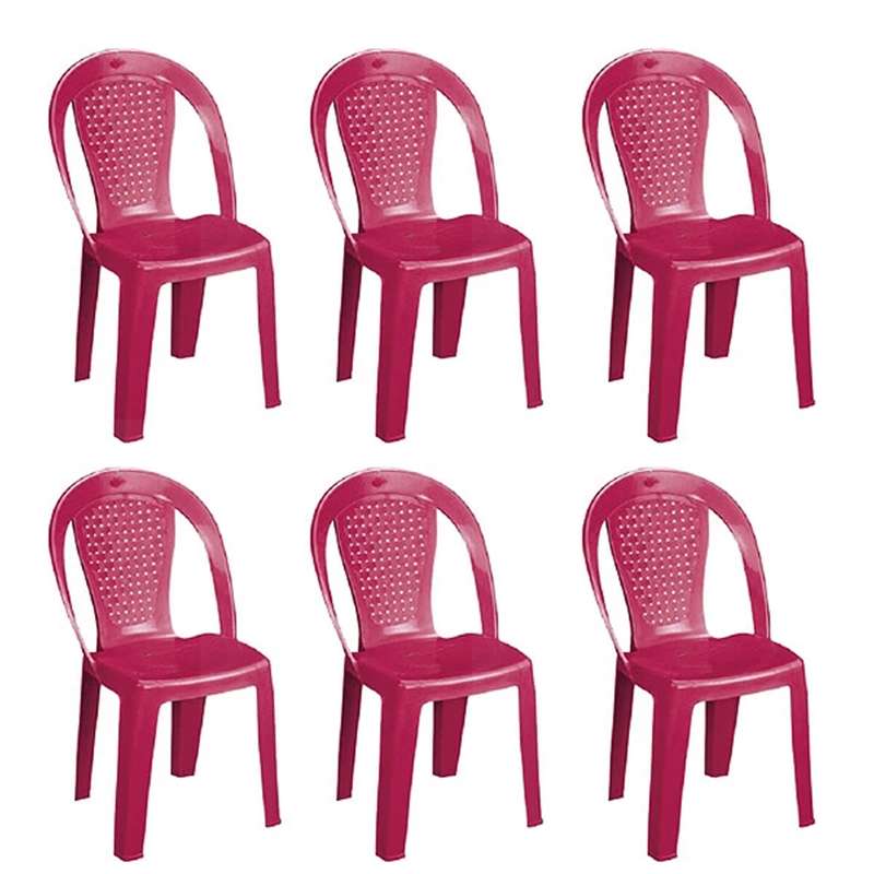 صندلی ناصر پلاستیک کد 942 مجموعه 6 عددی صندلی ناصر پلاستیک کد 942 مجموعه 6 عددی