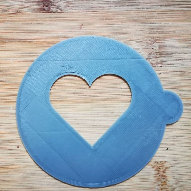 شابلون قهوه مدل قلب شابلون قهوه مدل قلب