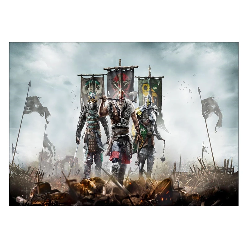 تابلو شاسی ونسونی طرحFor Honor سایز 50x70 سانتی متر