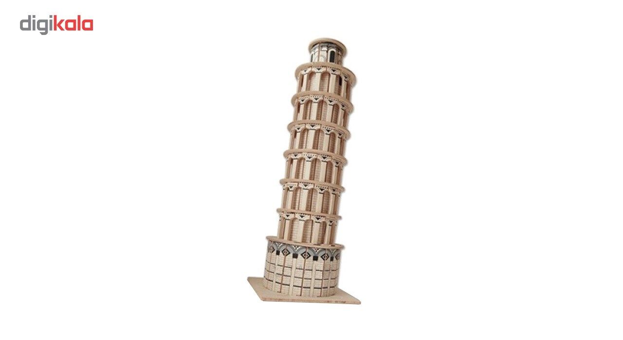 پازل چوبی سه بعدی رایا مدل برج پیزا