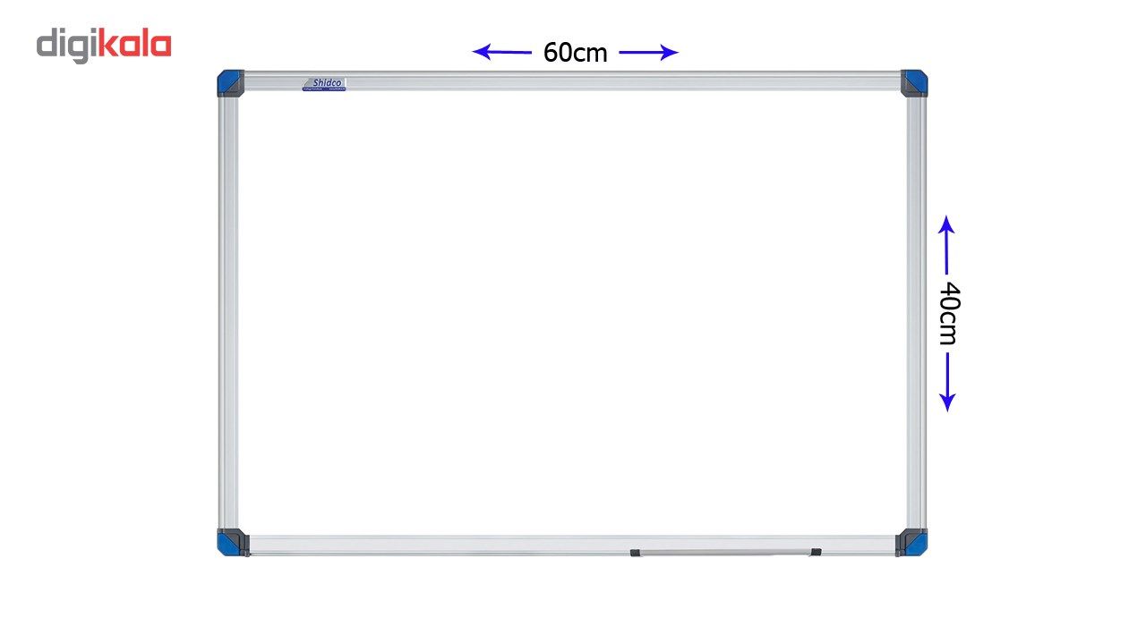 تخته وایت برد شیدکو مدل آلفا سایز 60x40 سانتی متر