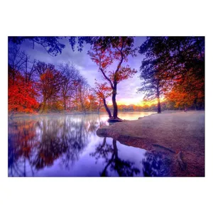 تابلو شاسی ونسونی طرح Colorful Peace سایز 70 × 50 سانتی متر
