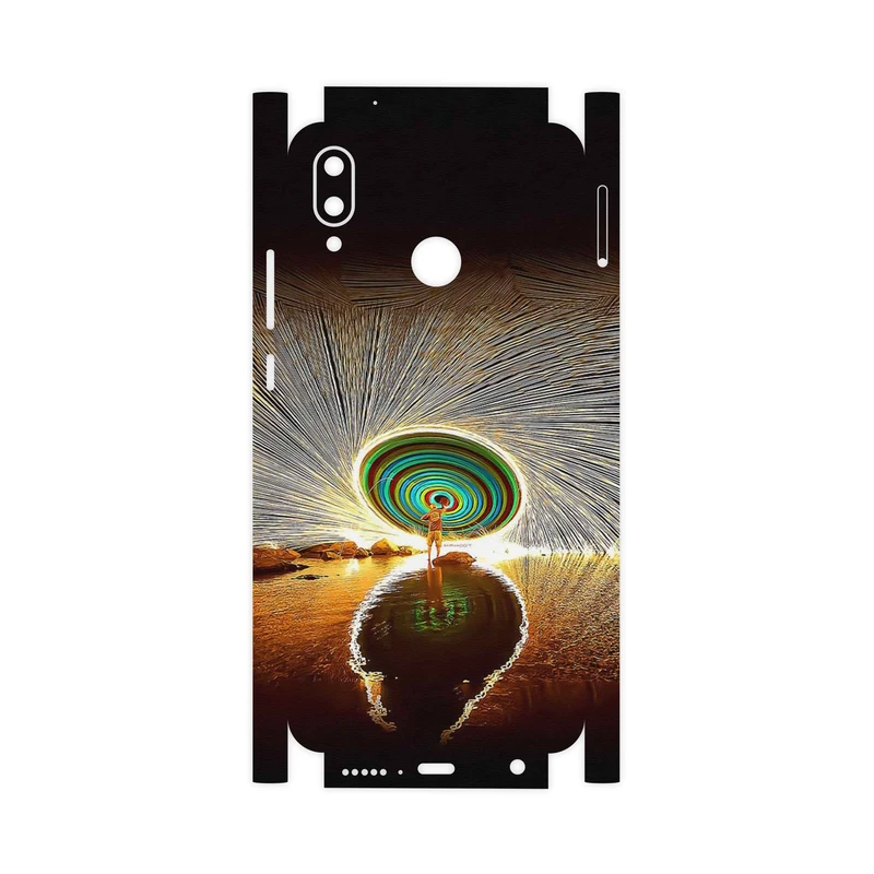 برچسب پوششی ماهوت مدل Night Light Fountain-FullSkin مناسب برای گوشی موبایل هوآوی Nova 3e