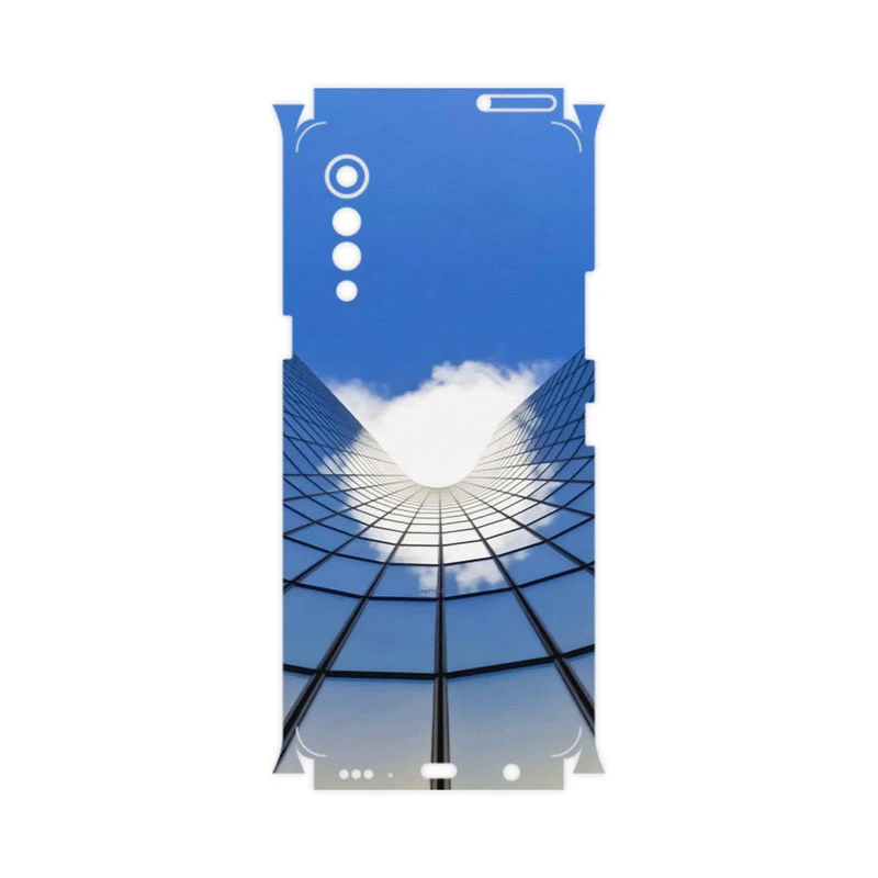 برچسب پوششی ماهوت مدل Glass skyscraper-FullSkin مناسب برای گوشی موبایل ال جی Velvet 5G