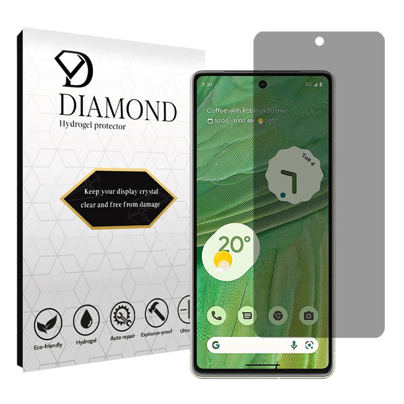 محافظ صفحه نمایش حریم شخصی دیاموند مدل Tough مناسب برای گوشی موبایل گوگل Pixel 7
